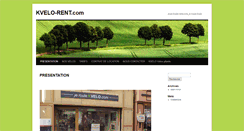 Desktop Screenshot of kvelo-rent.com