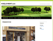 Tablet Screenshot of kvelo-rent.com